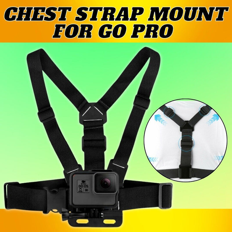 Chest Harness Body Strap Mount Accessories Adjustable For Smart Phone Android