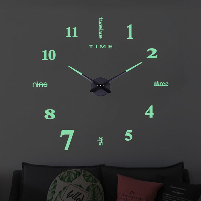 Mirror Living Room Creative Wall Clock Product Decoration