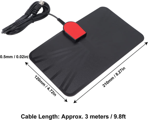 Digital Indoor TV ANTENNA 1080P 4K HDTV Antenna,99Miles 160km Receiving Range UHF 470 862MHz