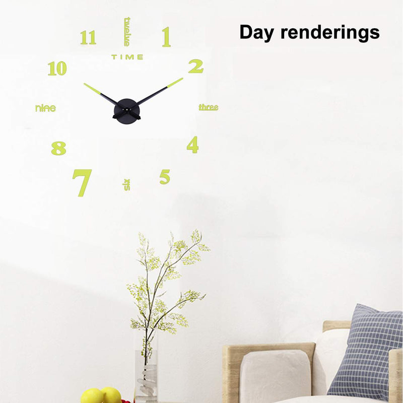 Mirror Living Room Creative Wall Clock Product Decoration